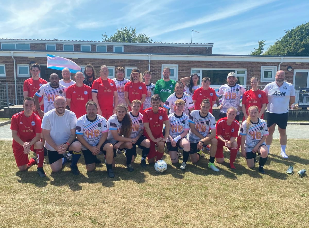 Isle of Wight Pride FC takes on Solent Sports Team Pride for trans inclusive football match