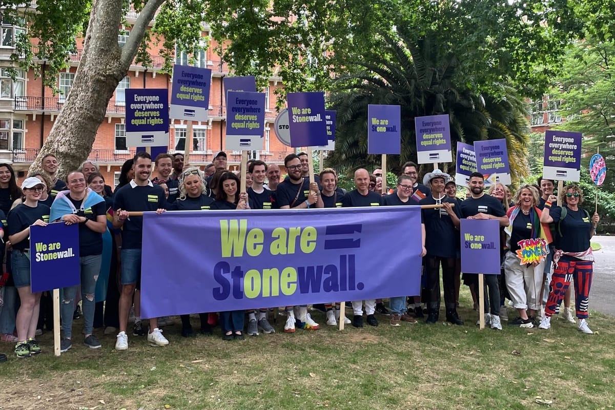 Stonewall unveils new approach in a "challenging era of LGBTQ+ rights"