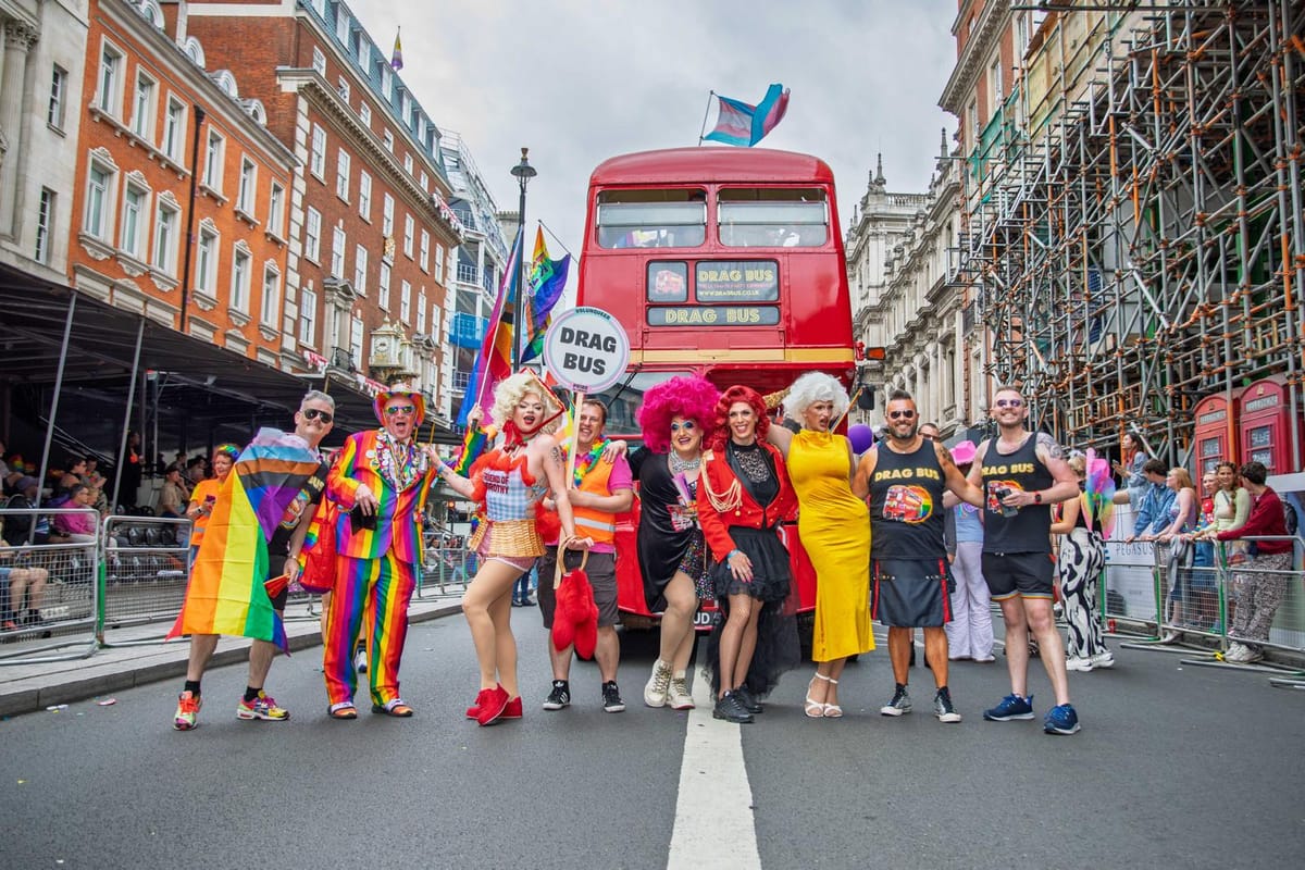 Drag Bus queens slay at Pride in London