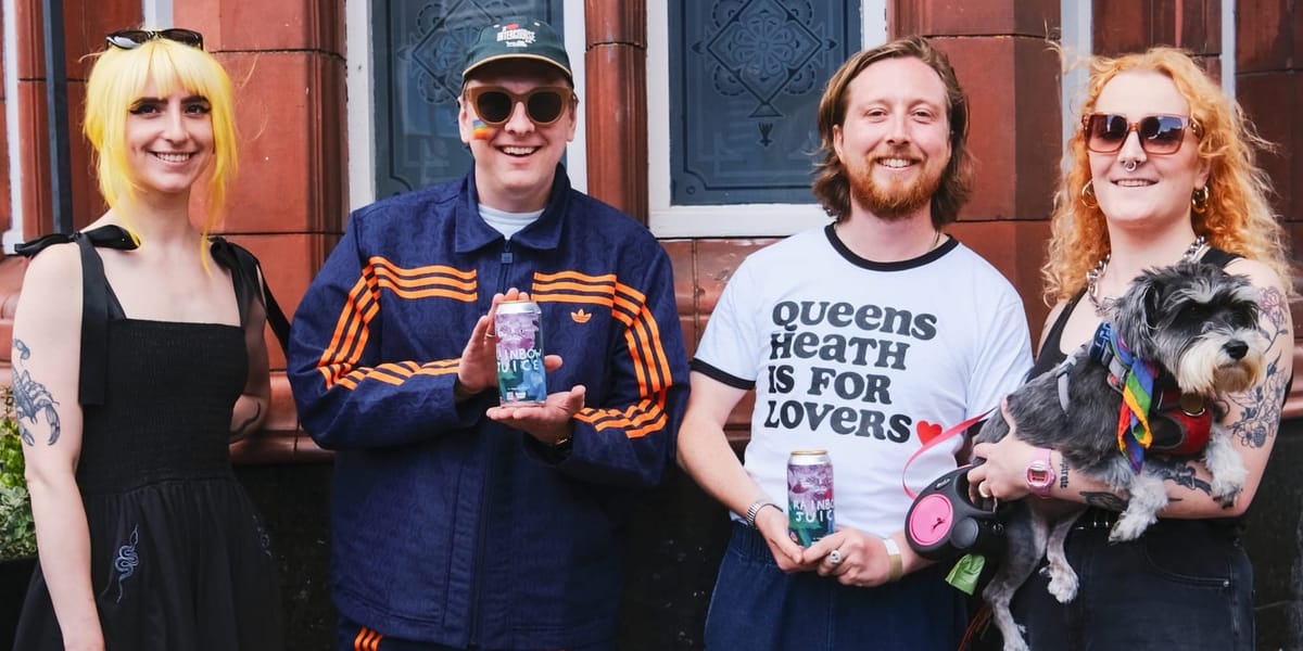 The UK’s queer- and trans-owned brewery Queer Brewing launches collab with Joe Lycett