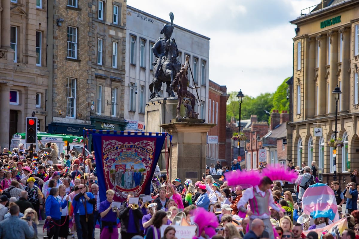 Unions rally to support Durham Pride after Reform UK council withdraws funding