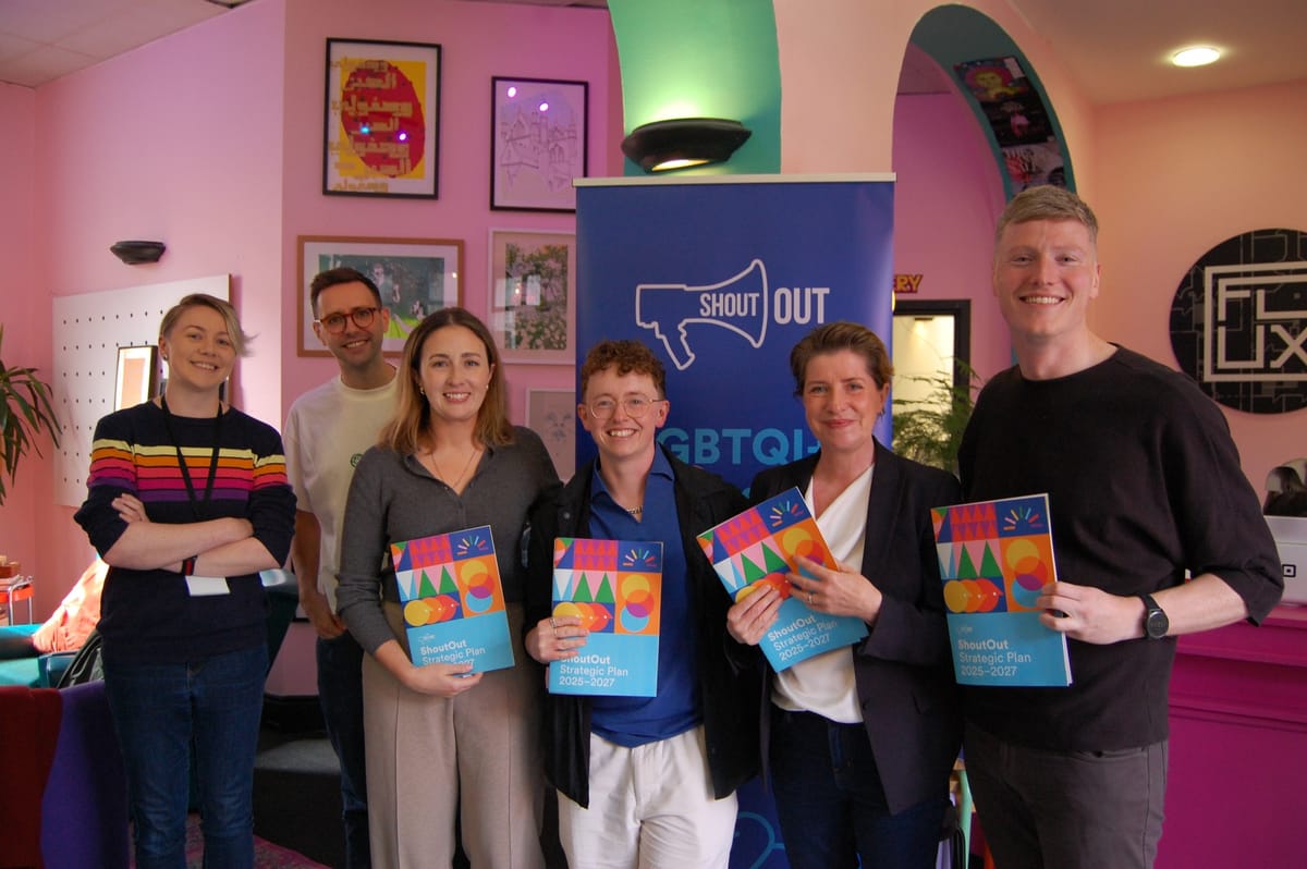 Irish LGBTQ+ charity ShoutOut launches plan to build a kinder Ireland for LGBTQ+ communities