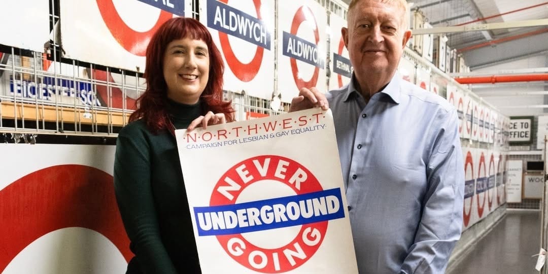 Historic gay rights poster donated to London Transport Museum