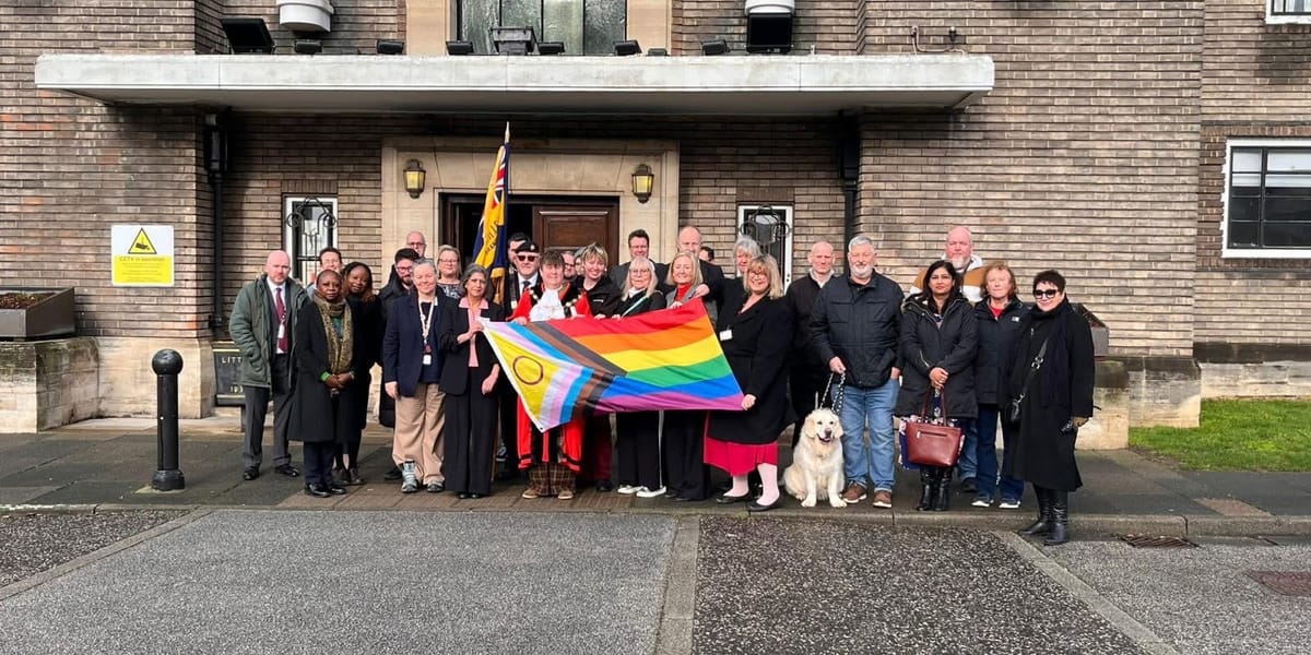 Havering Council raises Progress Pride Flag to mark LGBTQ+ History Month