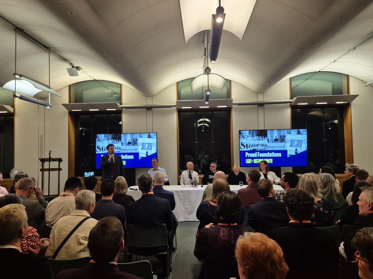 Stonewall hosts packed event and panel session – Proud Foundations - at House of Commons