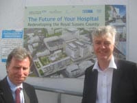 Kemptown MP lobbies cabinet member on hospital redevelopment
