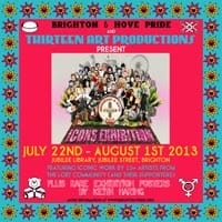 PRIDE ICONS art exhibition at Jubilee Library