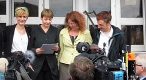 Not guilty! Caroline Lucas cleared