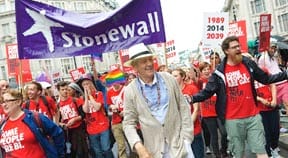 Stonewall celebrate at London Pride