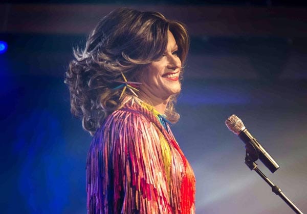 Irish drag queen receives Humanitarian Award at Winter Pride Art Awards, 2014