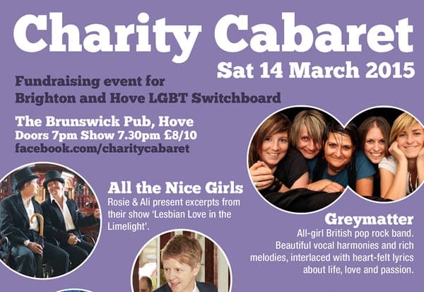 Charity cabaret night