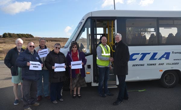 MP’s campaign saves community transport services
