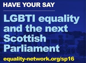 LGBTI equality and the next Scottish election