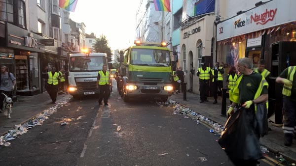 Pride clean up completed