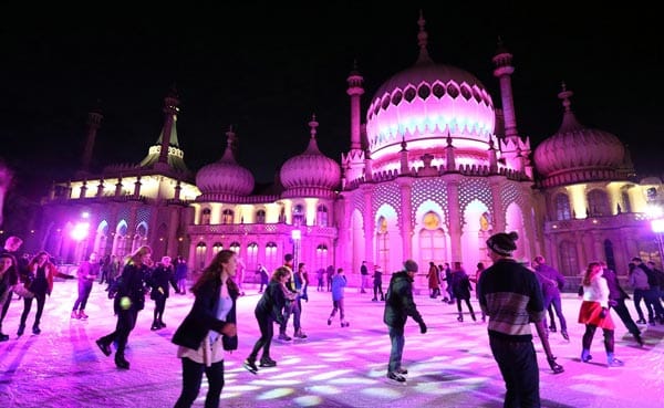 Royal Pavilion ice rink returns for Christmas season