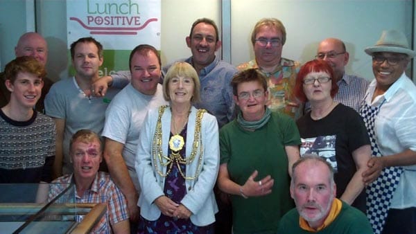 Mayor visits Lunch Positive