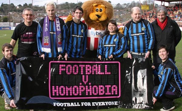 Exeter City FC say ‘no to homophobia’