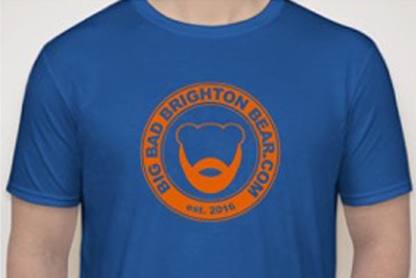 Artist launches new range of ‘Big Bad Brighton Bear’ t-shirts