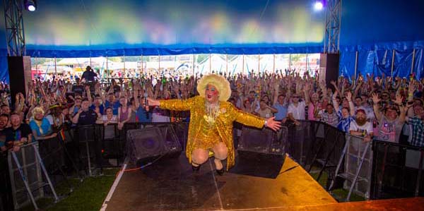 PICTURE DIARY: Legends Cabaret Tent@Brighton Pride from a trans perspective