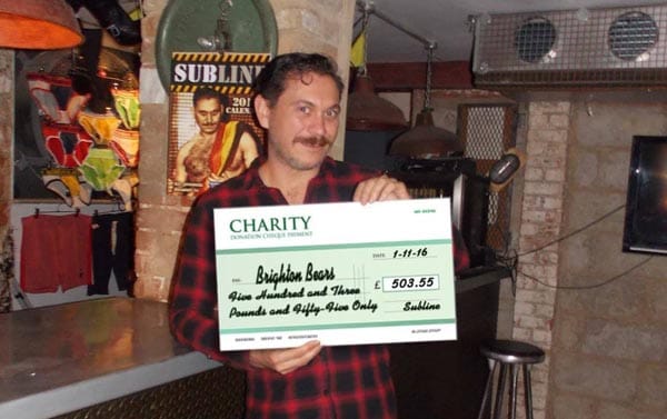 Subline and Brighton Bears raise £503.55 for Rainbow Fund