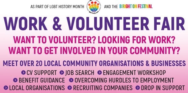 B RIGHT ON Festival: LGBT Work and Volunteer Fair today