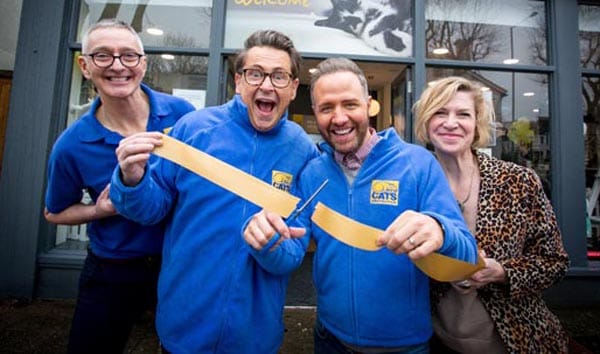 Gogglebox stars open Cats Protection’s first shop in Brighton