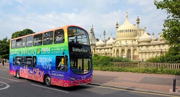 Brighton Pride ‘Diversity Bus’ named after iconic drag queen