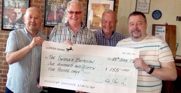 Eastbourne Rainbow raise £155 for local HIV charity