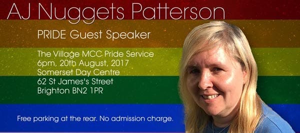 PRIDE VOICES: AJ Patterson to speak this evening