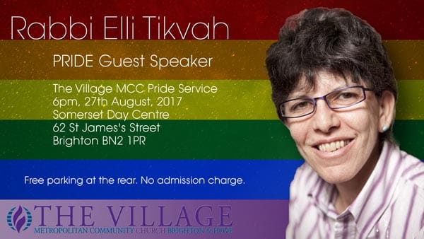 PRIDE VOICES: Rabbi Elli Tikvah to speak at Village Metropolitan Community Church