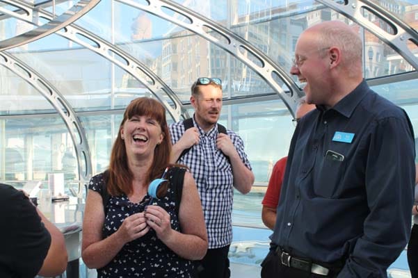 Brighthelm celebrates with volunteers and partners at 450 feet