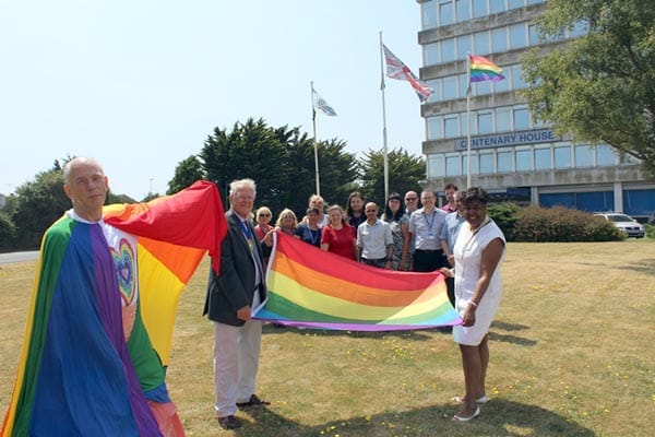 Worthing flies the Rainbow Flag for inaugural Pride