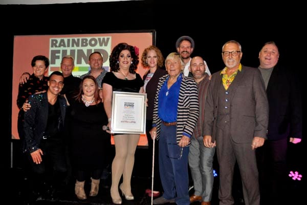 Local entertainers honoured at Rainbow Fund Awards