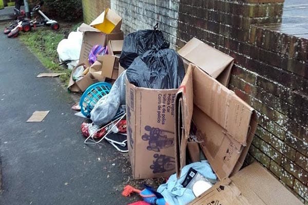 Flytipper fined £400 for dumping rubbish on Brighton street