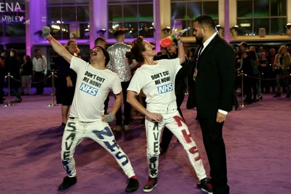 ACT UP LONDON protest over de-gaying of Mercury in new film