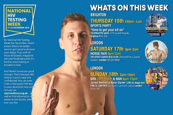 Club promoter supports National HIV Testing Week