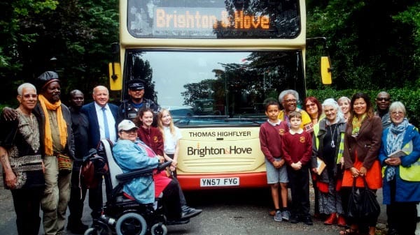 Bus company supports Black History group