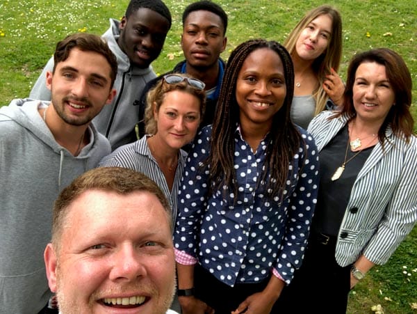 Students help the homeless