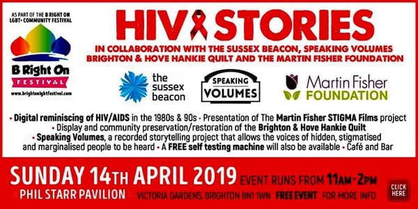 B RIGHT ON LGBT+ Community Festival: HIV Stories