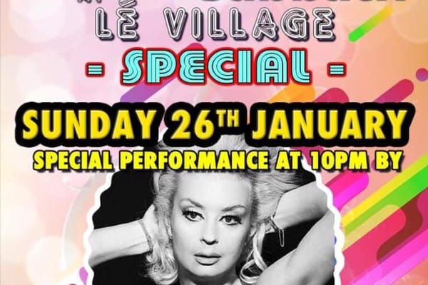 She’s back! Lauren Harries returns to Le Village on Sunday, January 26