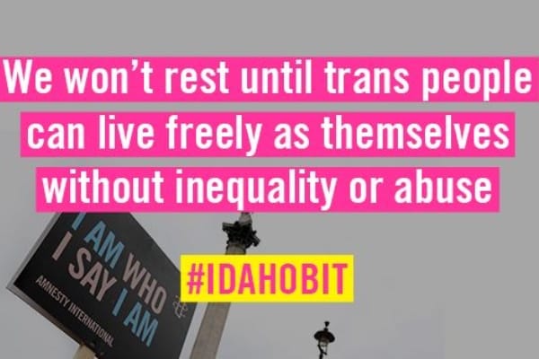 Human rights organisations speak out for trans equality