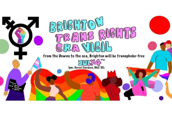 Brighton Trans Rights Vigil @ Dorset Gardens on Saturday, July 4