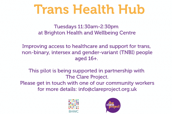 Clare Project support pilot of Trans Health Hub