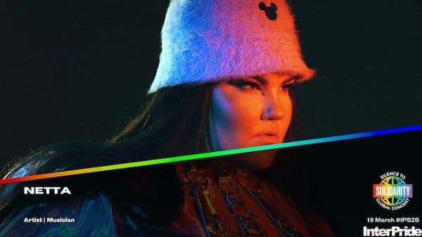NETTA to headline InterPride’s ‘Silence to Solidarity’ Global Concert on Saturday, March 19
