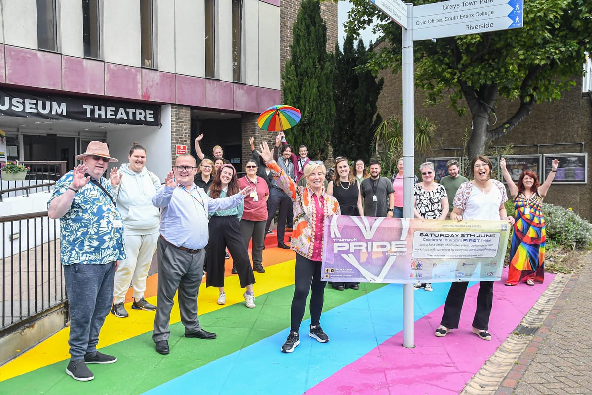 “A celebration of inclusivity with a powerful statement of visibility.” Thurrock gears up for its first Pride, kicking off this weekend!