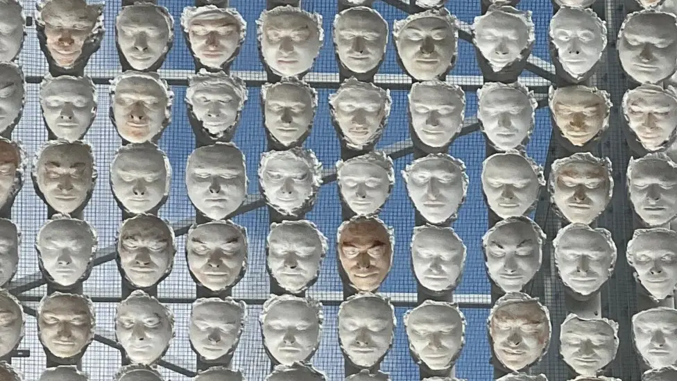 Hundreds of plaster casts of trans and non-binary people unveiled as latest installation on the Fourth Plinth in Trafalgar Square