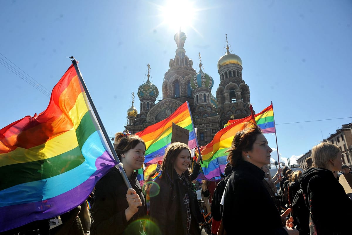 More than 50 people detained after Russian authorities raid two gay bars in Moscow