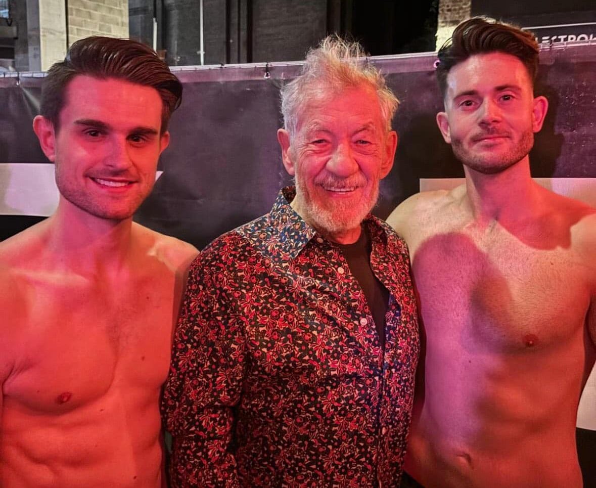 Sir Ian McKellen shows no signs of slowing down as he makes appearance at London gay club, Roast
