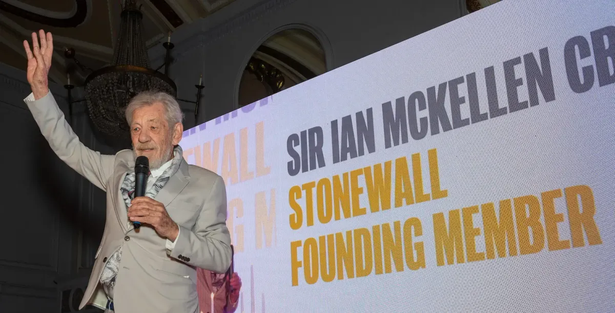 Stonewall awards Sir Ian McKellen with Lifetime Achievement Award for decades of campaigning towards advancing LGBTQ+ equality