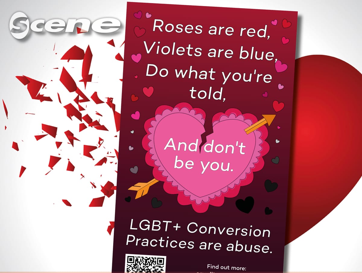 Scottish LGBTQ+ charity marks Valentine’s Day by highlighting harm caused by conversion practices